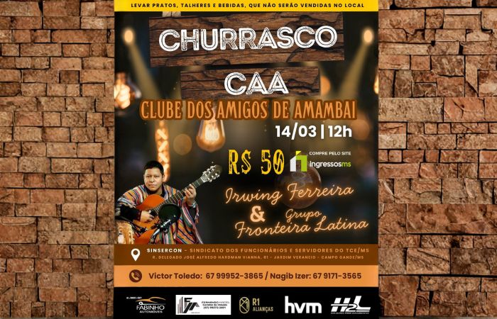 Churrasco do CAA – Clube dos Amigos e Amambai
